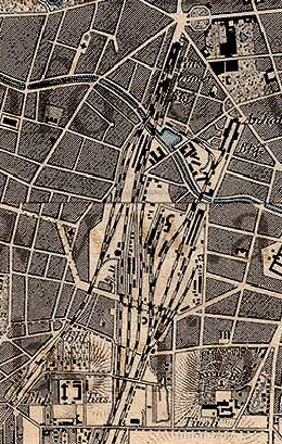 Map of Berlin 1869
