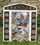 Stretton-cum-Handley School Well Dressing