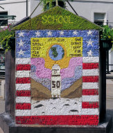 Spring Gardens Well Dressing (&ldquo;School&rdquo;)