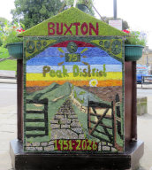 Spring Gardens Well Dressing (&ldquo;Buxton&rdquo;)